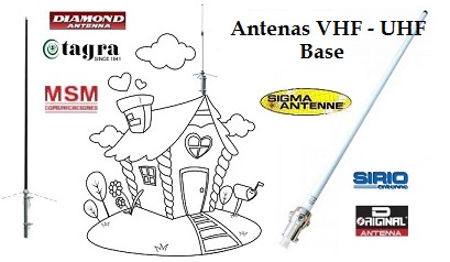 ANTENAS BASE VHF-UHF