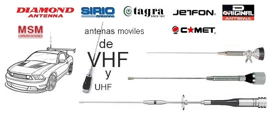 ANTENAS MOVIL VHF-UHF