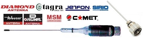 Antenas UHF movil