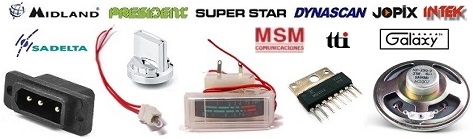 REPUESTOS EQUIPOS CB 27 MHZ.