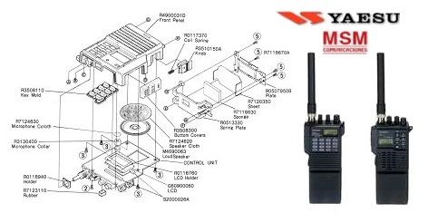 REPUESTOS FT-23, ft-411 Y FTH-2008