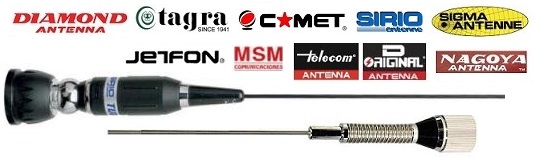 Antenas VHF movil