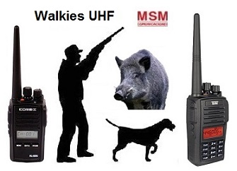 Walkies de caza UHF